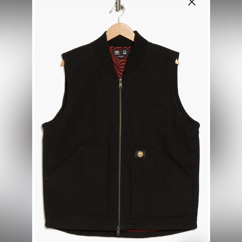 Dickies x Spitfire Zip Black Vest